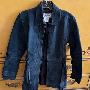 Paris Blues Charcoal Leather Jacket